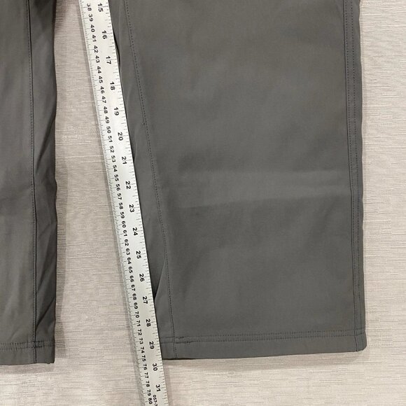 Eddie Bauer Fleece Lined Tech Pants Mens 40 x 30 Gray Water Repellent Insulated - Picture 10 of 13